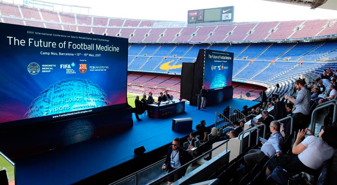 congreso en camp Nou, Barcelona.